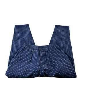 Universal Works Blue Cotton Wool Native Print Blend Men's Trouser Size 30x30